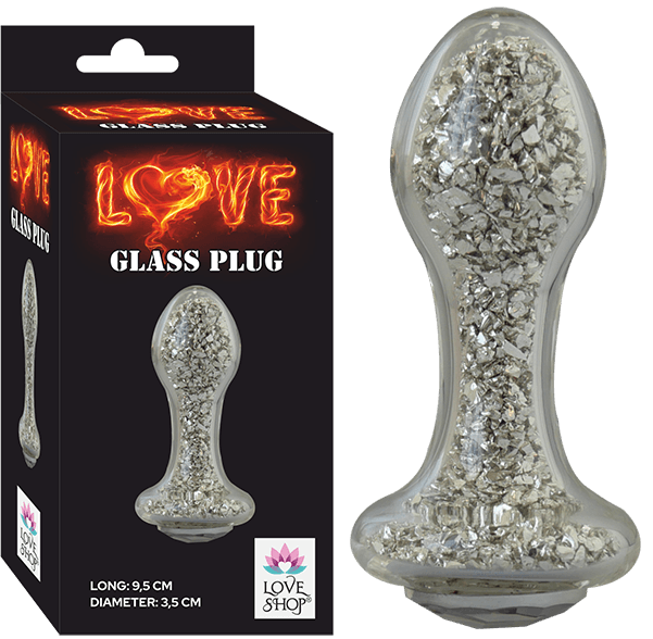 LOVE GLASS PLUG