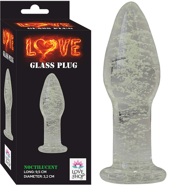 LOVE GLASS PLUG