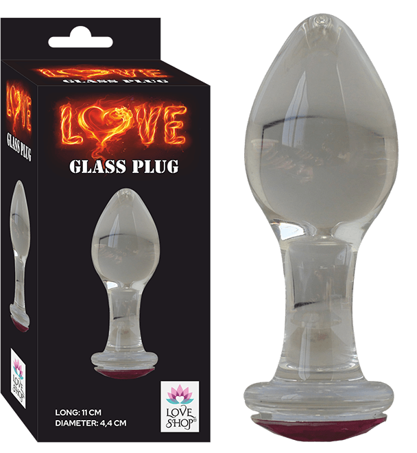 LOVE GLASS PLUG