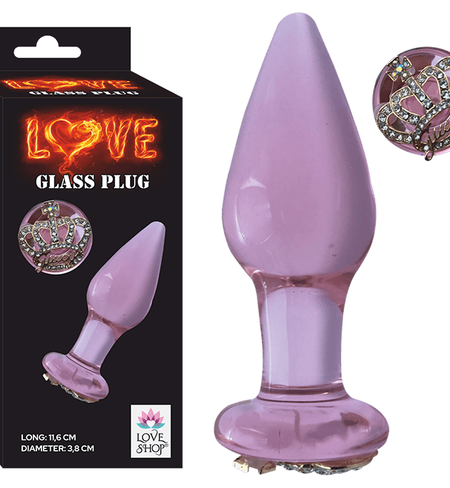 LOVE GLASS PLUG
