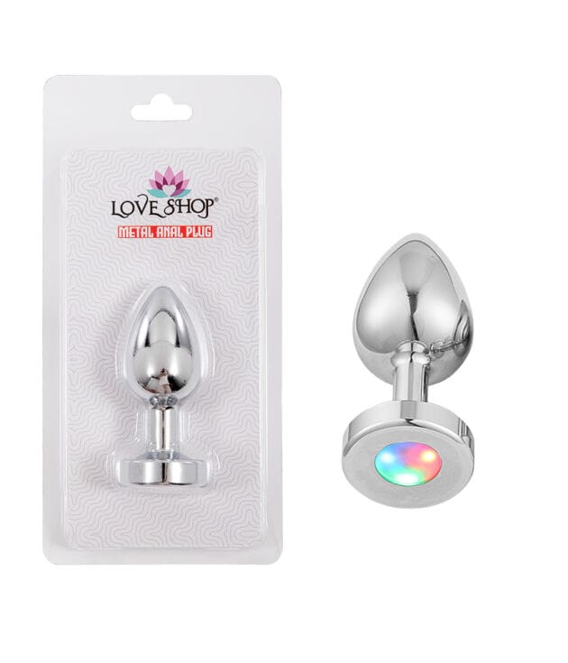 METAL ANAL PLUG  IŞIKLI SMALL