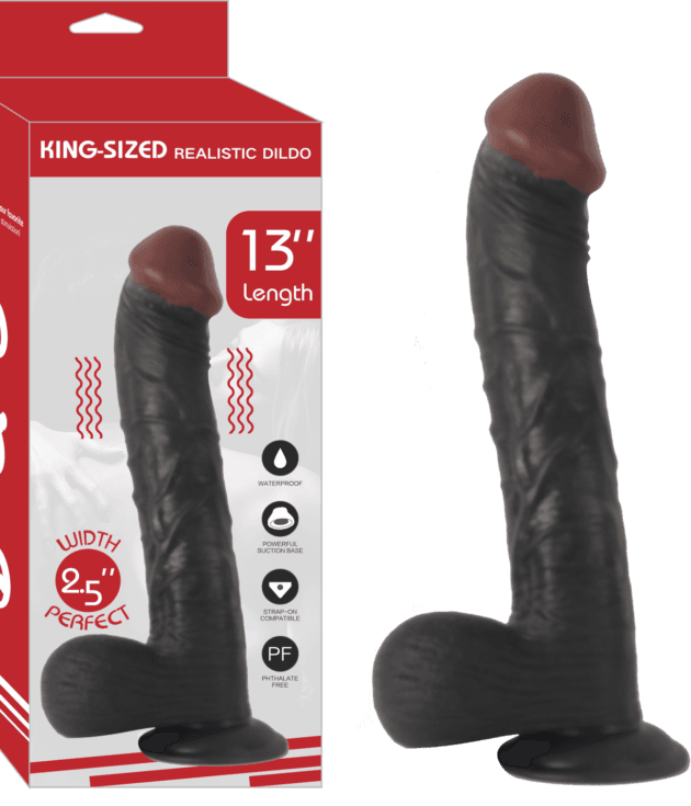 REALİSTİK DİLDO 13' BLACK