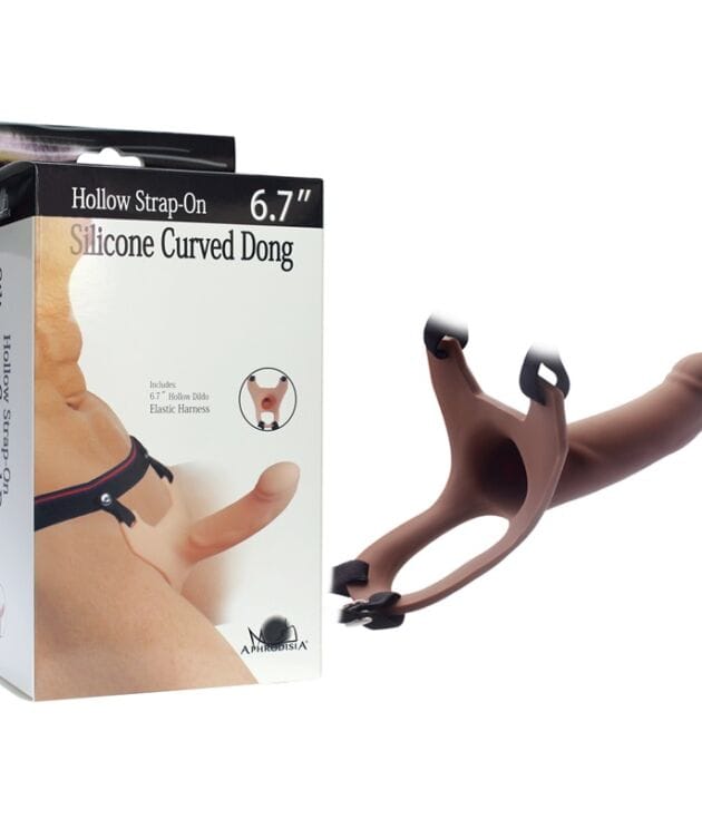 SİLİCONE CURVED DONG 6.7''