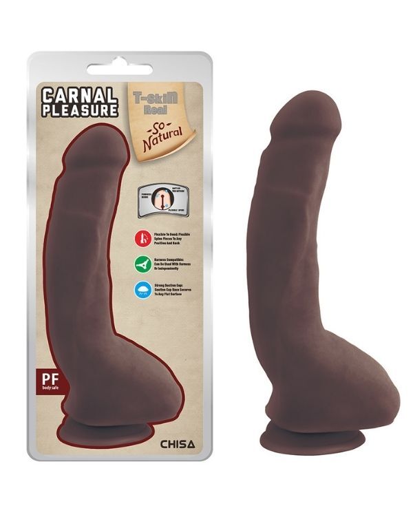 Carnal Pleasure Melez 23.5cm Kıkırdaklı Gerçekçi Dildo