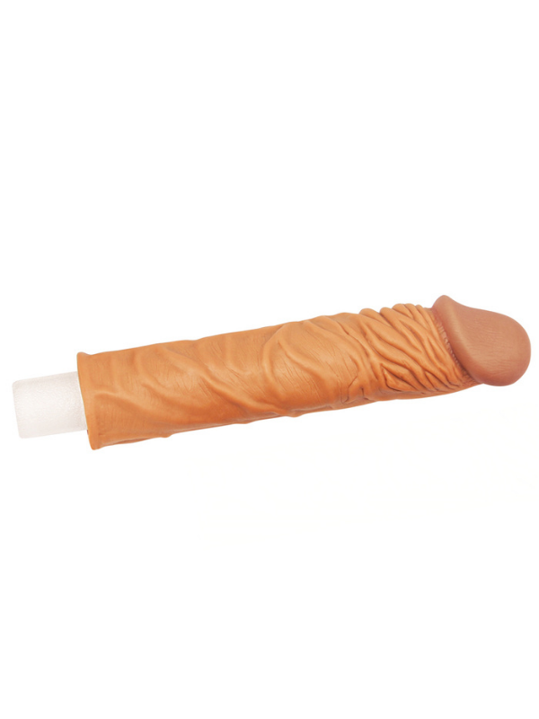 Censan Add 2" Pleasure X Tender Penis Sleeve Brown - Görsel 4