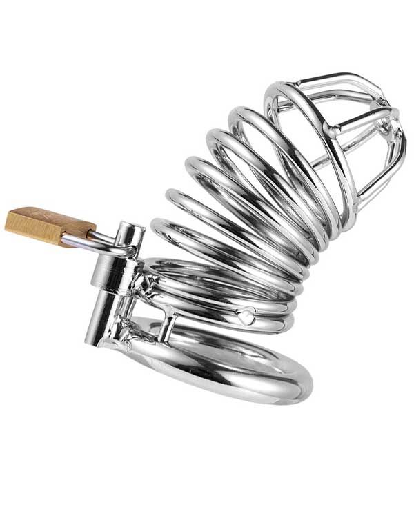 Censan BDSM Paslanmaz Çelik Penis Kafesi ModelNo3