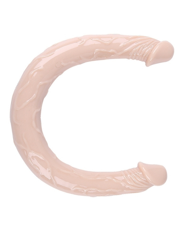 Censan Çift Taraflı Esnek Dildo 40 cm – Gerçekçi Dokulu Ten Renk