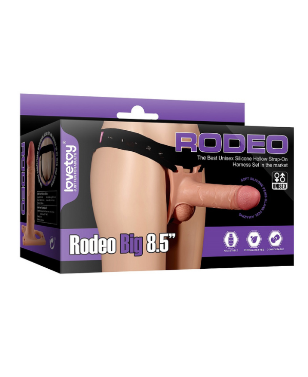 Censan Ingen Rodeo Hollow Big Strapon Set 8.5 inç