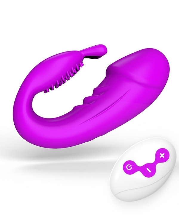 Censan Kablosuz Kumandalı Şarjlı 2 in 1 Giyilebilir Rabbit Mini Vibratör