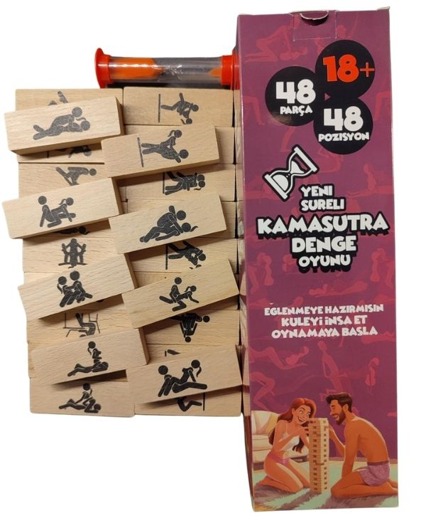Censan Kamasutra Denge Oyunu  48 Pozisyonlu Yetişkin Eğlence Oyunu