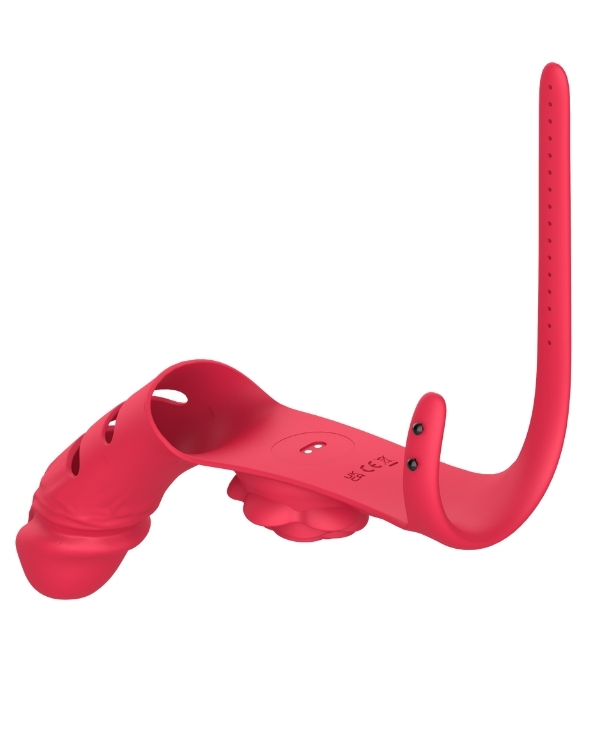 Censan Parmak takılabilir fiziksel dildo + Gül Titreşimli 2'si 1 arada yeni tasarım parmak vibratörü