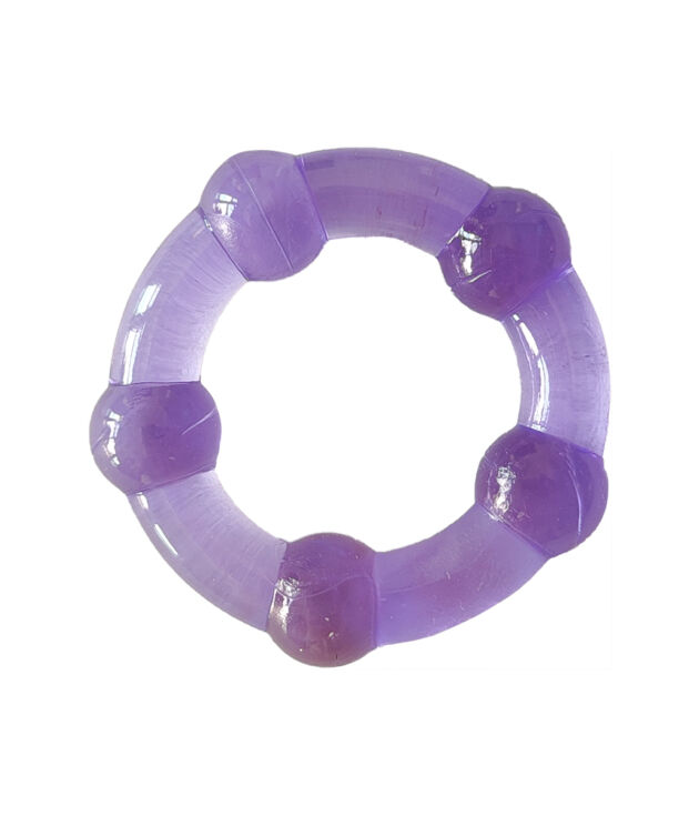Censan Penis Halkası Boğumlu Mor