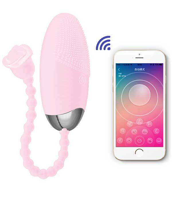 Censan Telefon Kontrollü Yumurta Vibratör Pembe