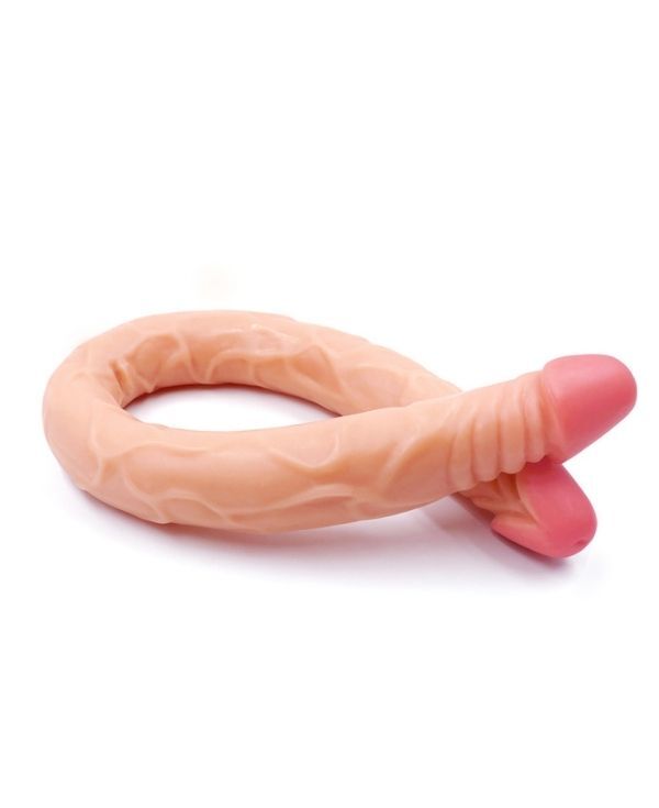 Censan Ten Rengi 55 cm Çift Taraflı Dildo Model No:1034