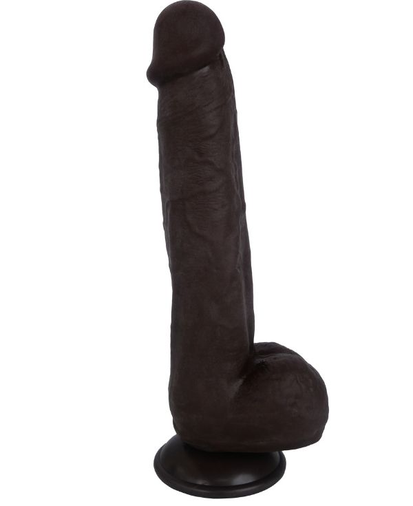 Censan Ultra Gerçekçi 24 Cm Model2 Brown Melez Kıkırdaklı Dildo