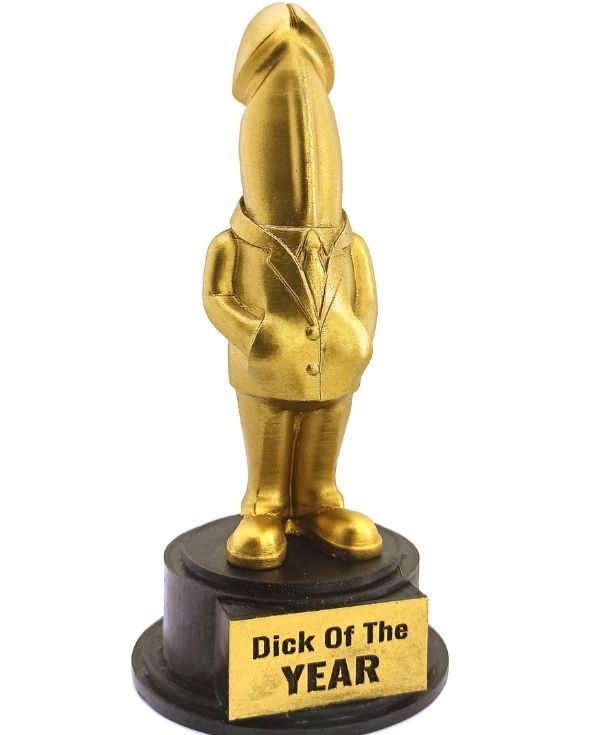 Dick Of The Year – Esprili Masaüstü Ödül Heykeli Model 2