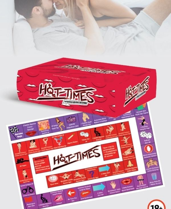 Hot Times Yetişkinlere Özel Cinsel İlişki Yatak Kutu Oyunu