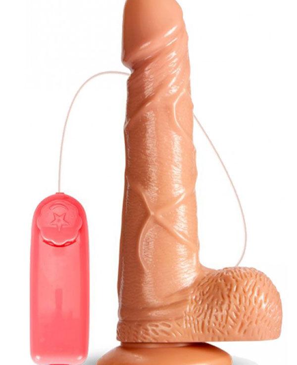 J.B. Titreşimli 19cm Dildo Vibratör