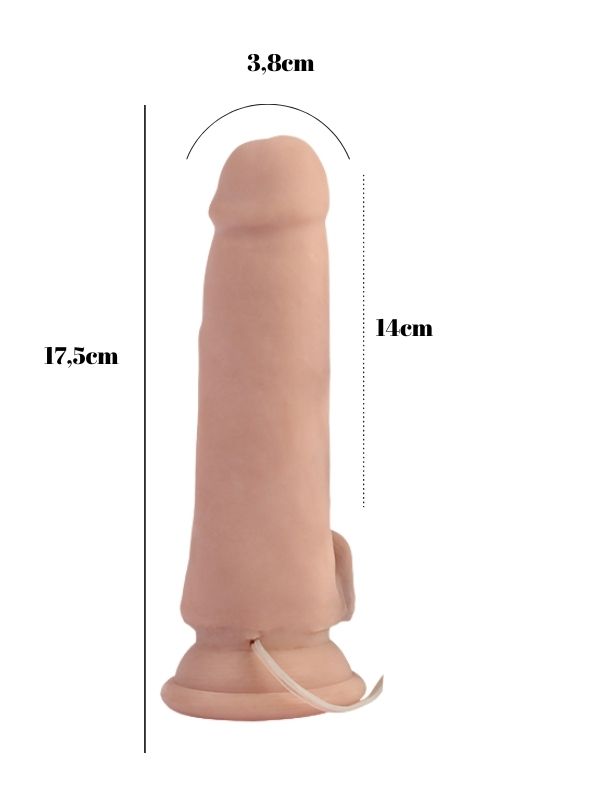 Mantric Muse 17.5cm 5cm Kıkırdaklı Gerçekçi Realistik Vibratör - Görsel 5