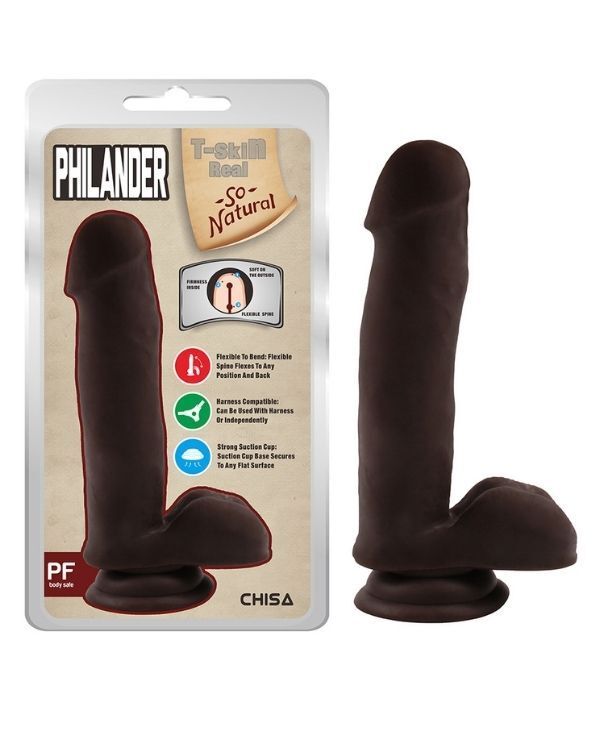 Philander Melez 18cm Kıkırdaklı Gerçekçi Dildo