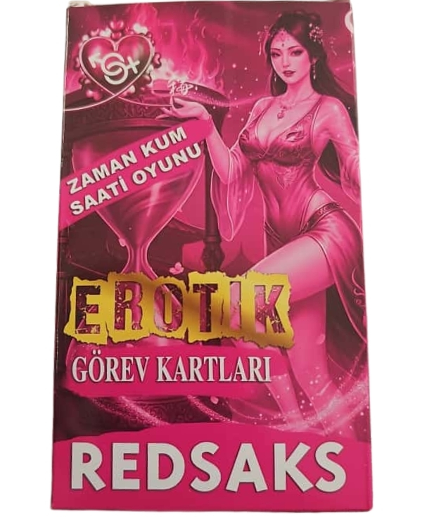 RedSaks Zaman Kum Saati Çiftler Oyunu – 1 Dakikalık Tutku ve Eğlence Görev Kartlarıyla Romantik Oyun Seti