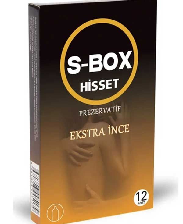 S-Box Ekstra İnce Prezervatif 12'li