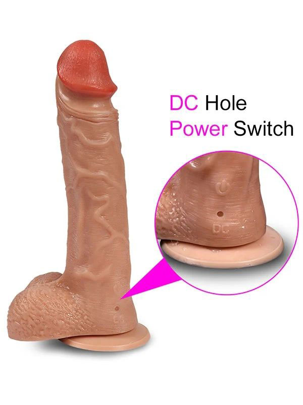 Shequ Bronte Şarjlı Döner Başlı Realistik Dildo Uzaktan Kumandalı 20.5 cm - Görsel 4