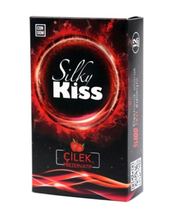 Silky Kiss Çilek Aromalı Prezervatif
