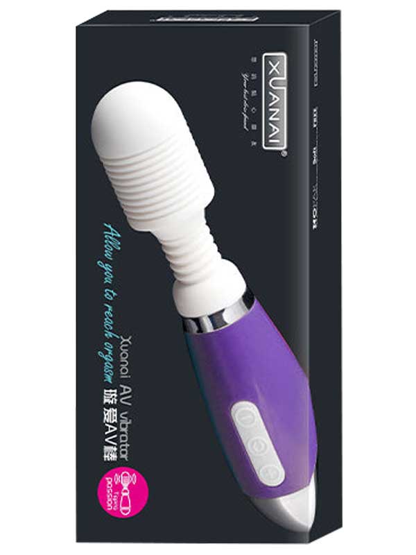 Xuanai Şarjlı Wand Masaj Aleti Vibratör - Mor - Görsel 2